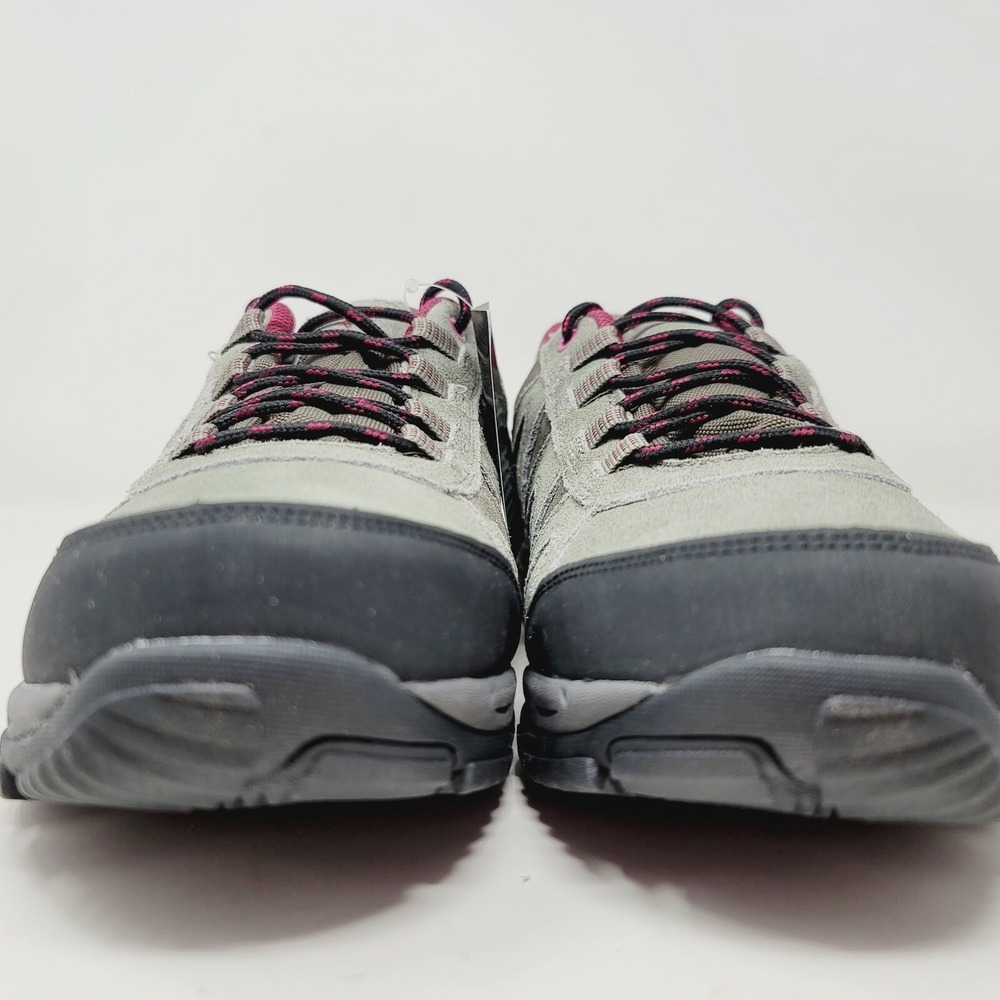 Riemot Women's Hiking Shoes Sz 11 M Low Top Waterproof Casual Gray Pink - Picture 5 of 9